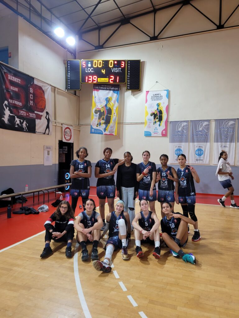 Victoire des U15F